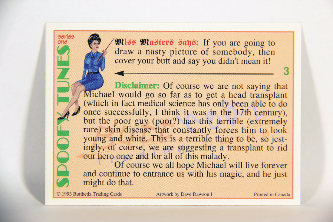 Spoofy Tunes 1993 Trading Card #3 The Last Resort L009875