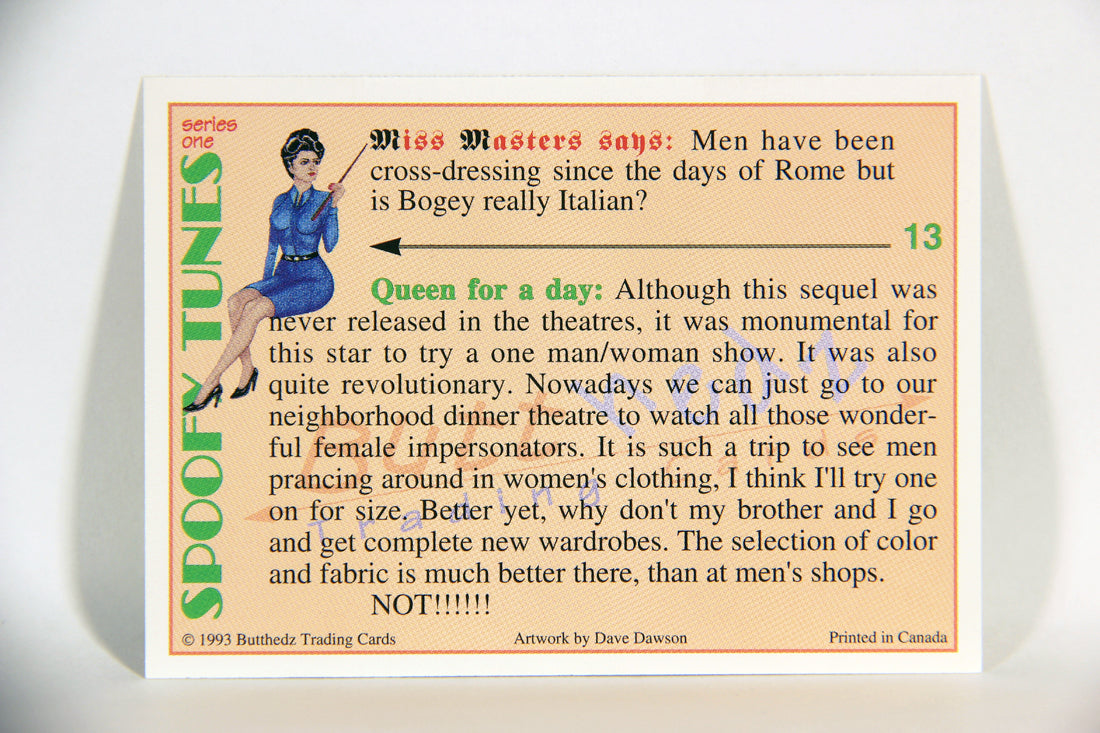 Spoofy Tunes 1993 Trading Card #13 The Impossible Sequel L009885