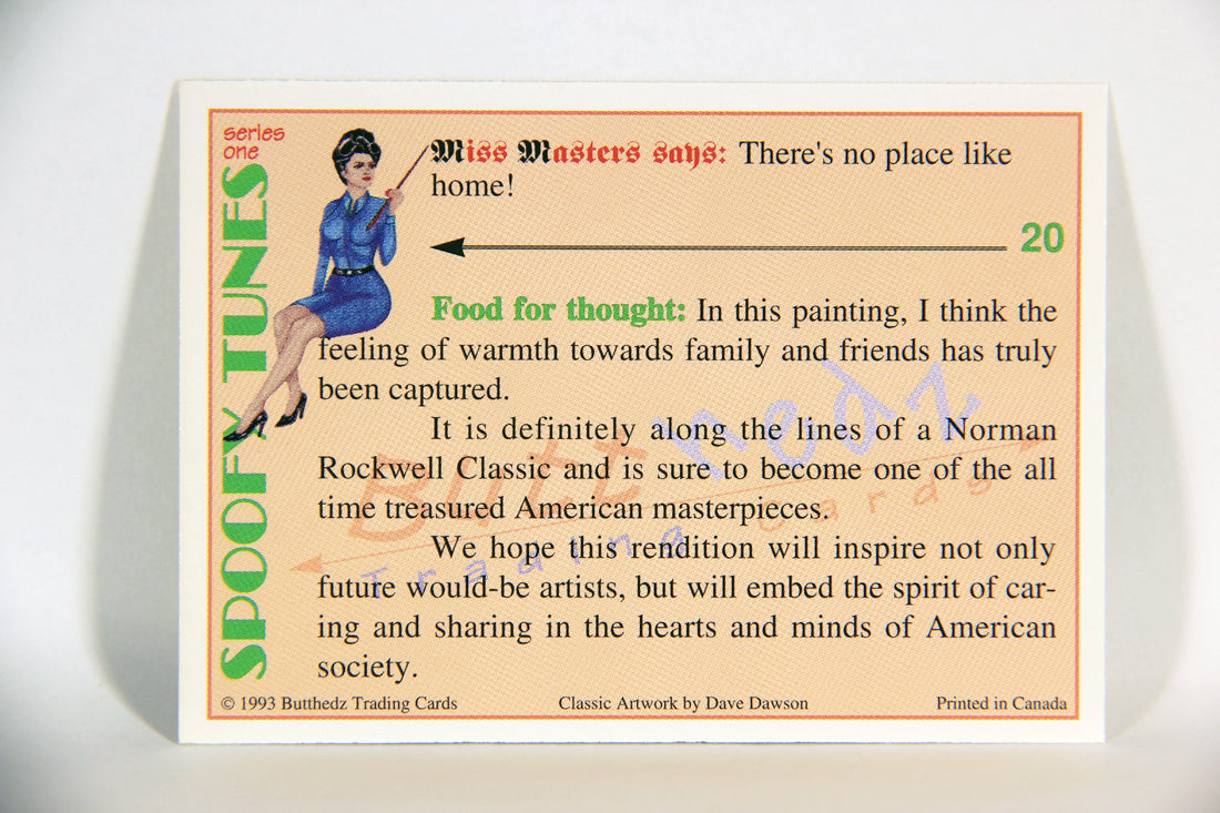 Spoofy Tunes 1993 Trading Card #20 Thanksgiving L009892