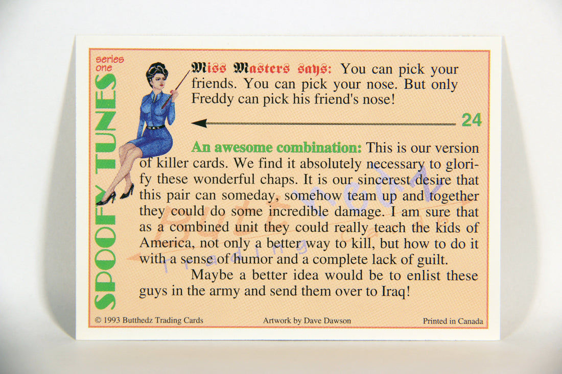 Spoofy Tunes 1993 Trading Card #24 Ghouls' Night Out L009896