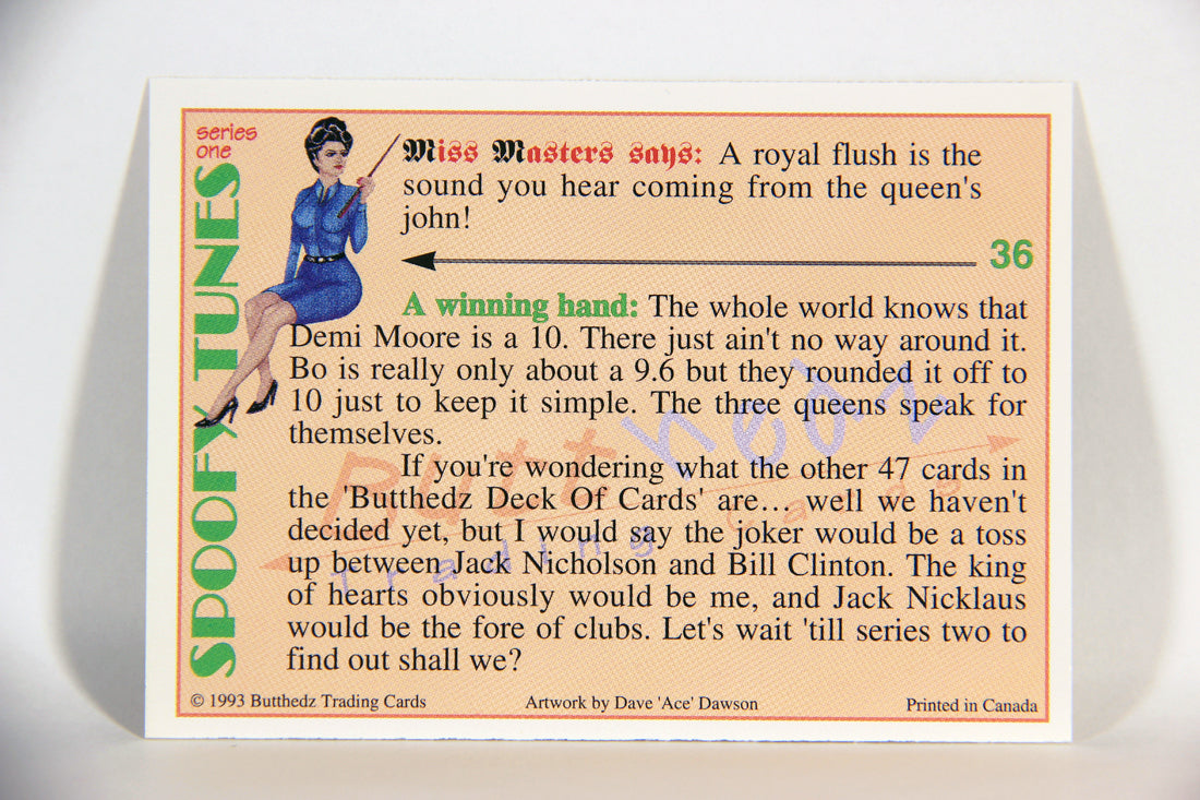 Spoofy Tunes 1993 Trading Card #36 Full House L009908