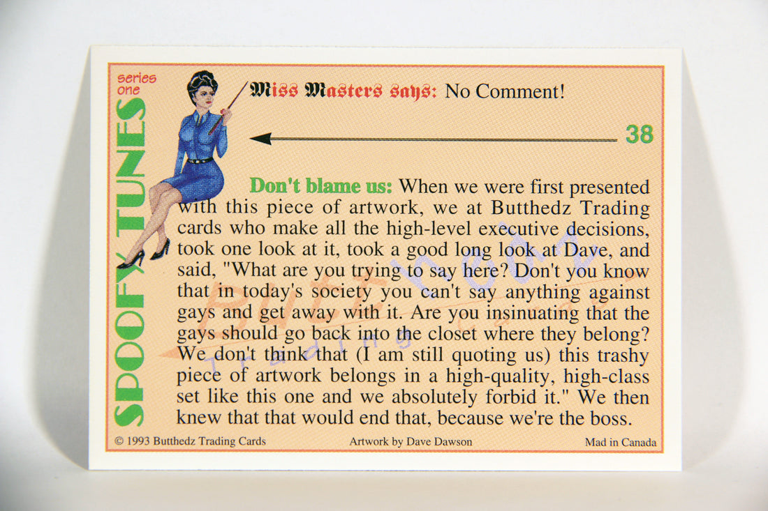 Spoofy Tunes 1993 Trading Card #38 The Closet L009910