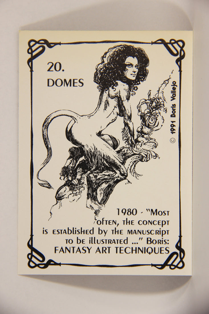 Boris Vallejo 1991 Artwork Trading Card #20 Domes L010217