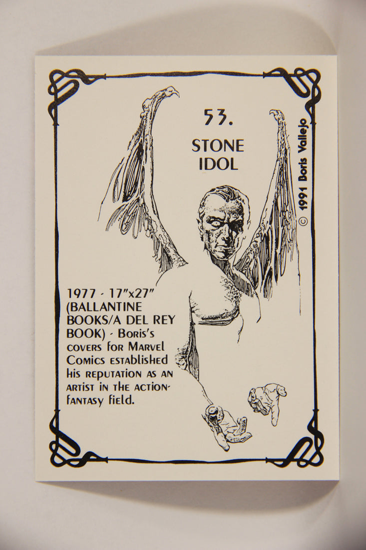 Boris Vallejo 1991 Artwork Trading Card #53 Stone Idol L010250
