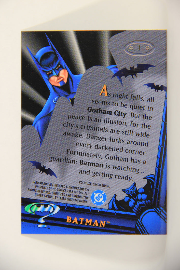 Batman Forever Metal 1995 Trading Card #1 Batman L010312