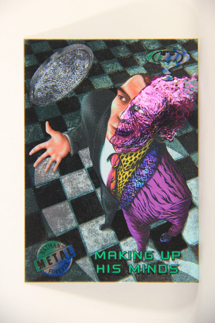 Batman Forever Metal 1995 Trading Card #6 Making Up His Minds L010317