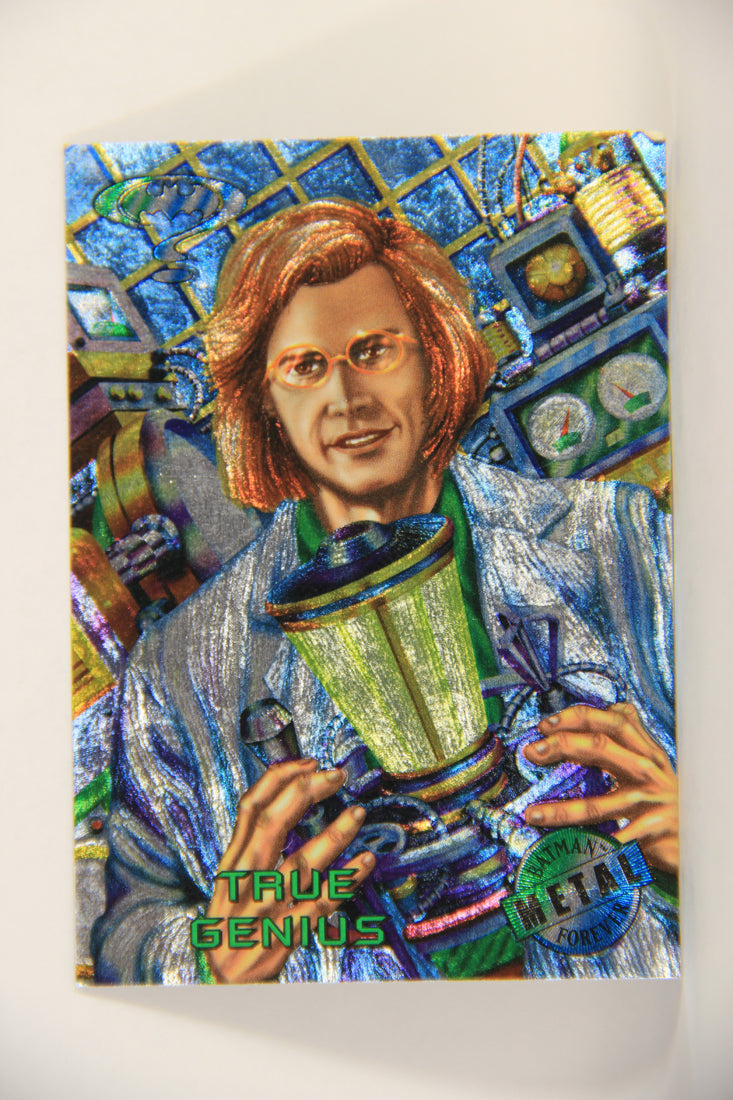 Batman Forever Metal 1995 Trading Card #11 True Genius L010322