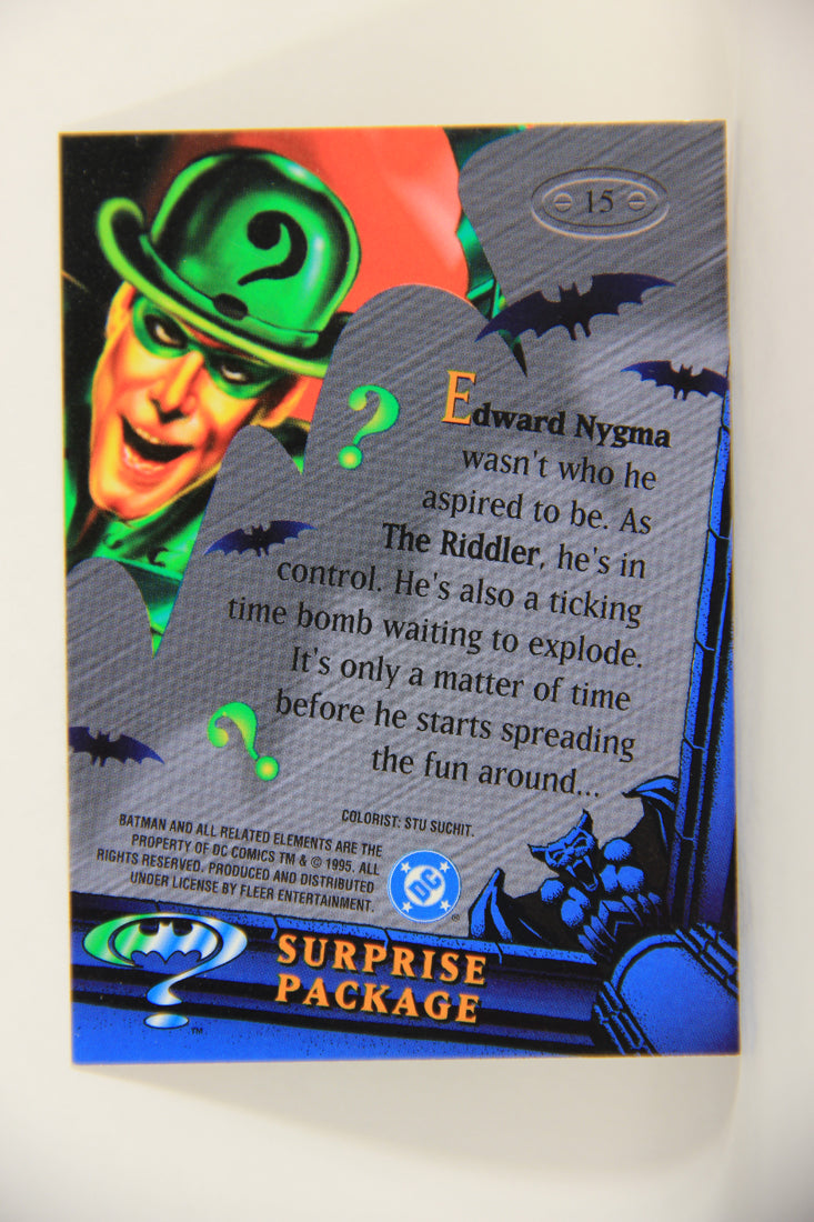 Batman Forever Metal 1995 Trading Card #15 Surprise Package L010326