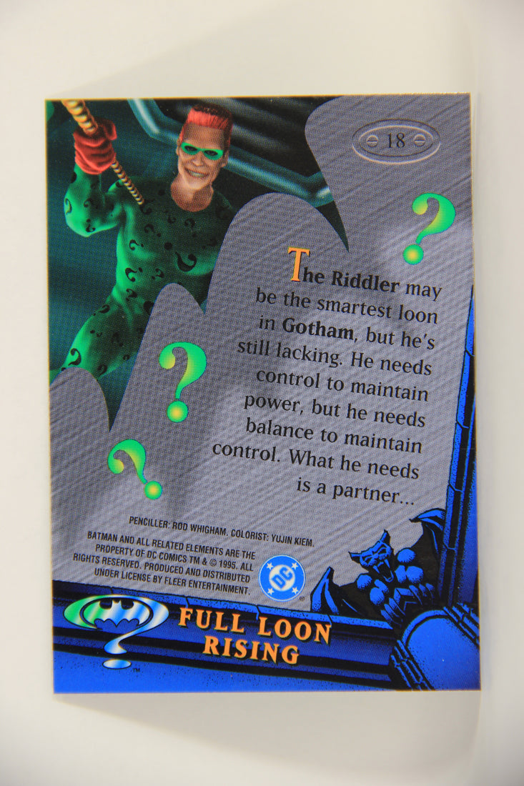 Batman Forever Metal 1995 Trading Card #18 Full Loon Rising L010329