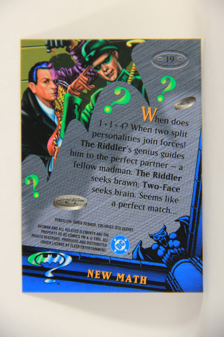 Batman Forever Metal 1995 Trading Card #19 New Math L010330
