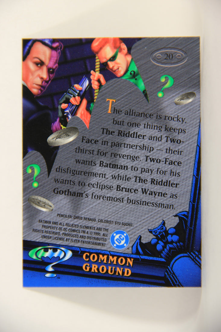 Batman Forever Metal 1995 Trading Card #20 Common Ground L010331