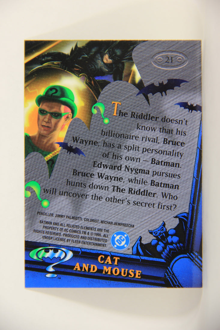 Batman Forever Metal 1995 Trading Card #21 Cat And Mouse L010332