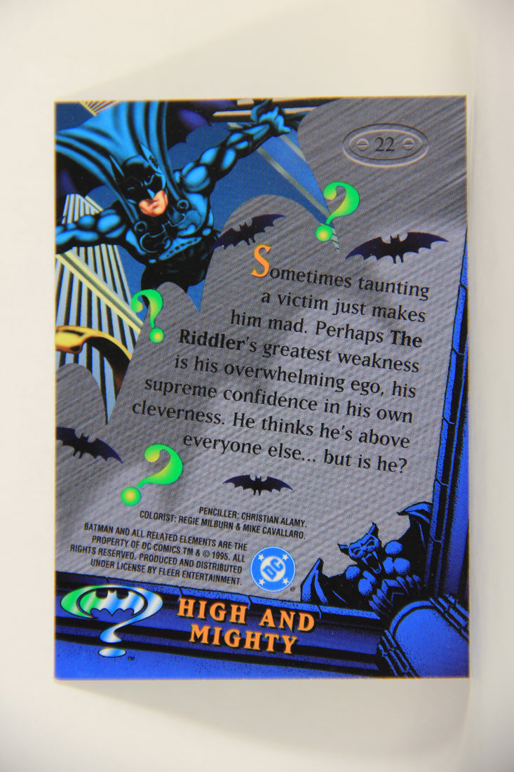 Batman Forever Metal 1995 Trading Card #22 High And Mighty L010333