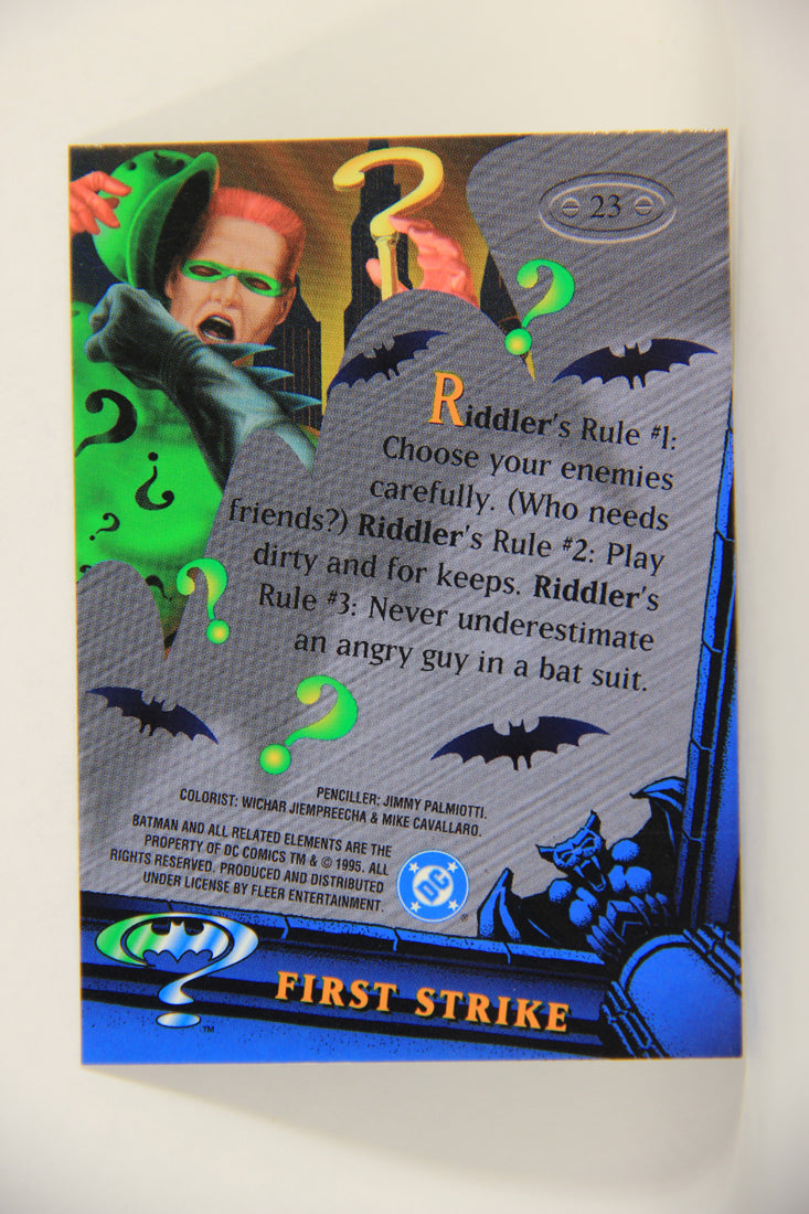 Batman Forever Metal 1995 Trading Card #23 First Strike L010334
