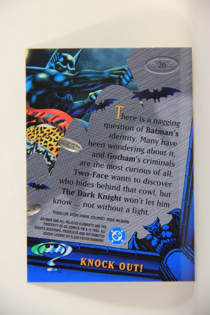 Batman Forever Metal 1995 Trading Card #26 Knock Out L010337