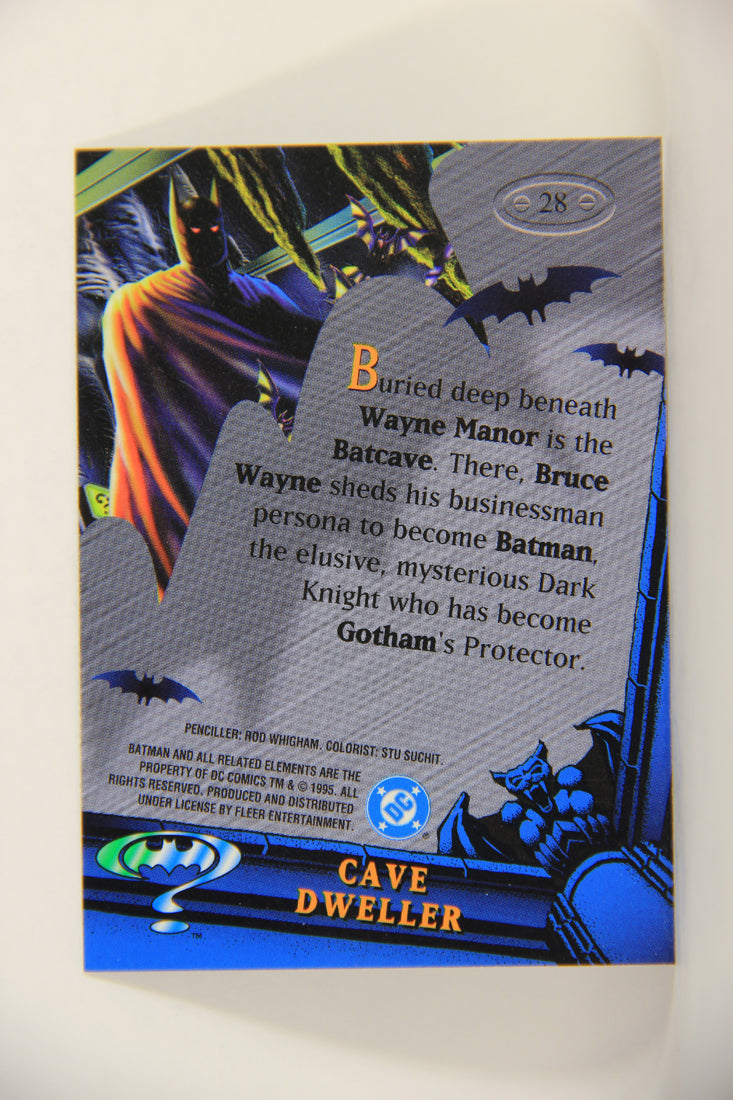 Batman Forever Metal 1995 Trading Card #28 Cave Dweller L010339