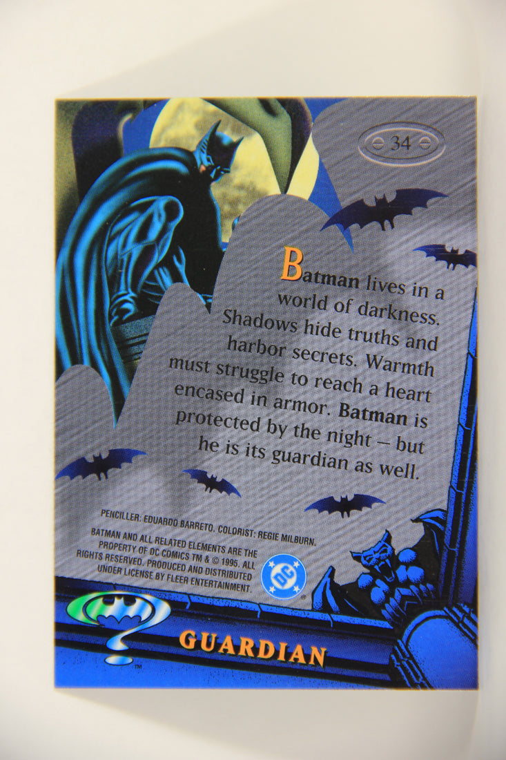 Batman Forever Metal 1995 Trading Card #34 Guardian L010345