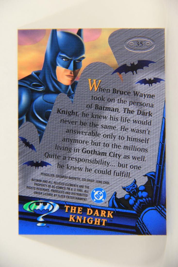 Batman Forever Metal 1995 Trading Card #35 The Dark Night L010346
