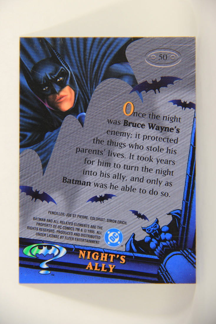 Batman Forever Metal 1995 Trading Card #50 Night's Ally L010361