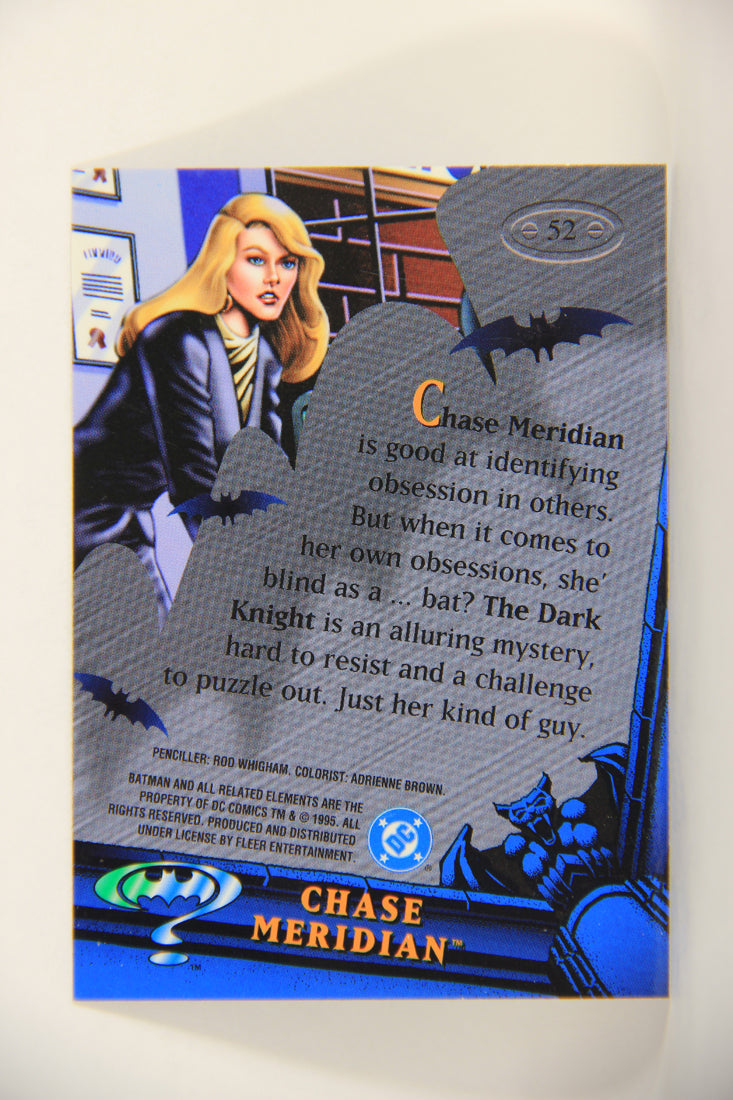 Batman Forever Metal 1995 Trading Card #52 Chase Meridian L010363