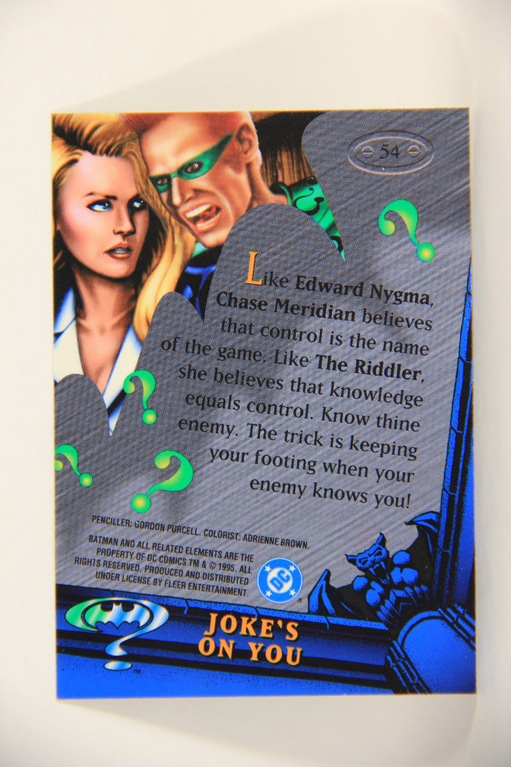 Batman Forever Metal 1995 Trading Card #54 Joke's On You L010365