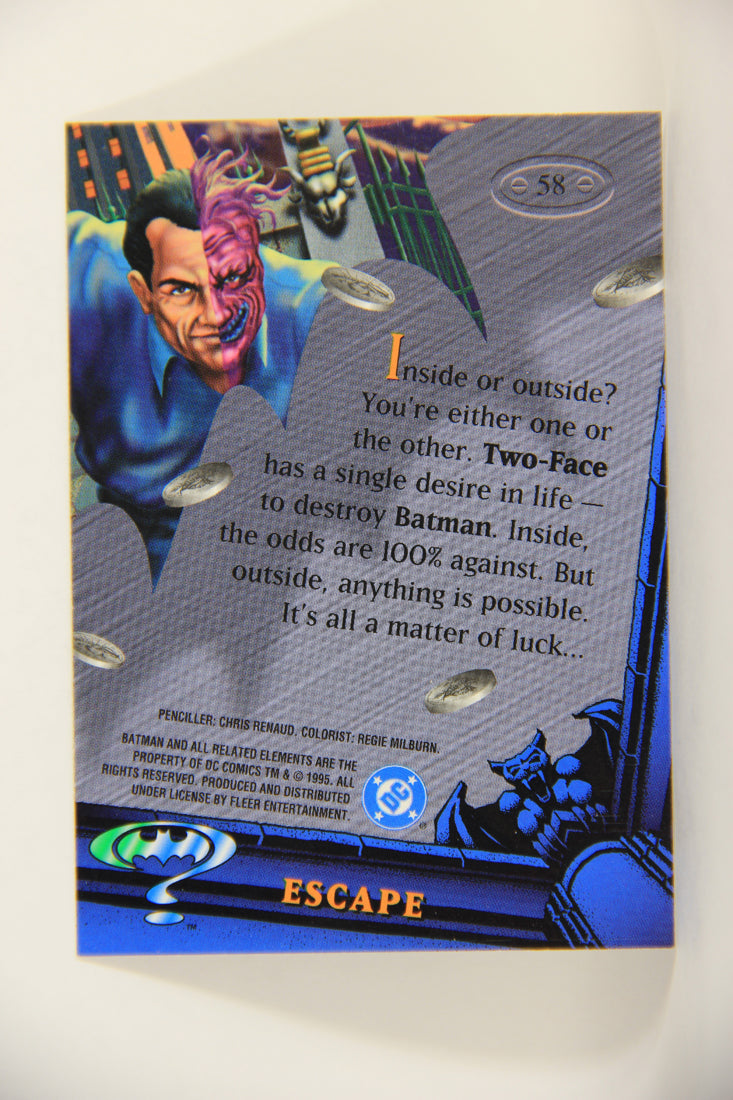 Batman Forever Metal 1995 Trading Card #58 Escape L010369
