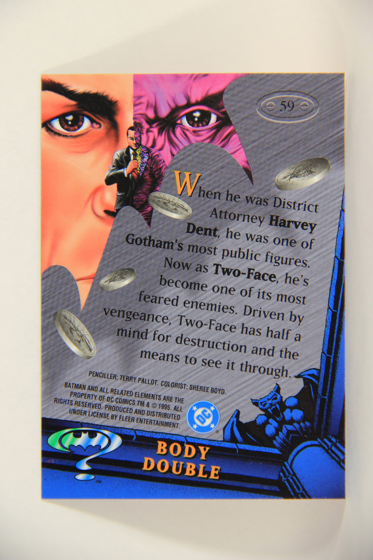 Batman Forever Metal 1995 Trading Card #59 Body Double L010370