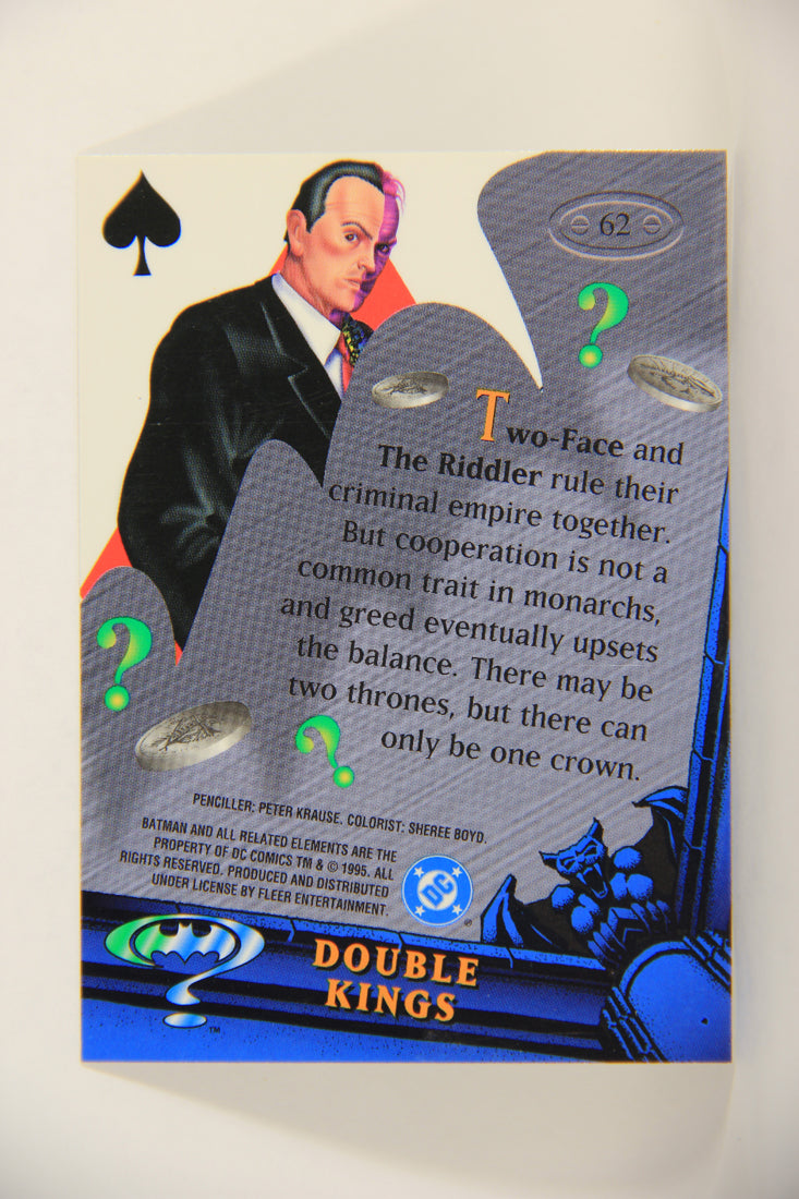 Batman Forever Metal 1995 Trading Card #62 Double Kings L010373