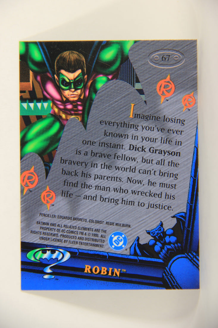 Batman Forever Metal 1995 Trading Card #67 Robin L010378