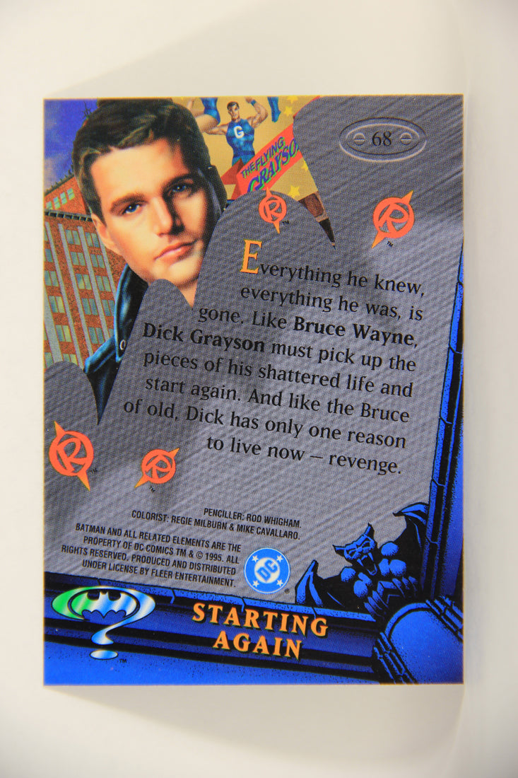 Batman Forever Metal 1995 Trading Card #68 Starting Again L010379