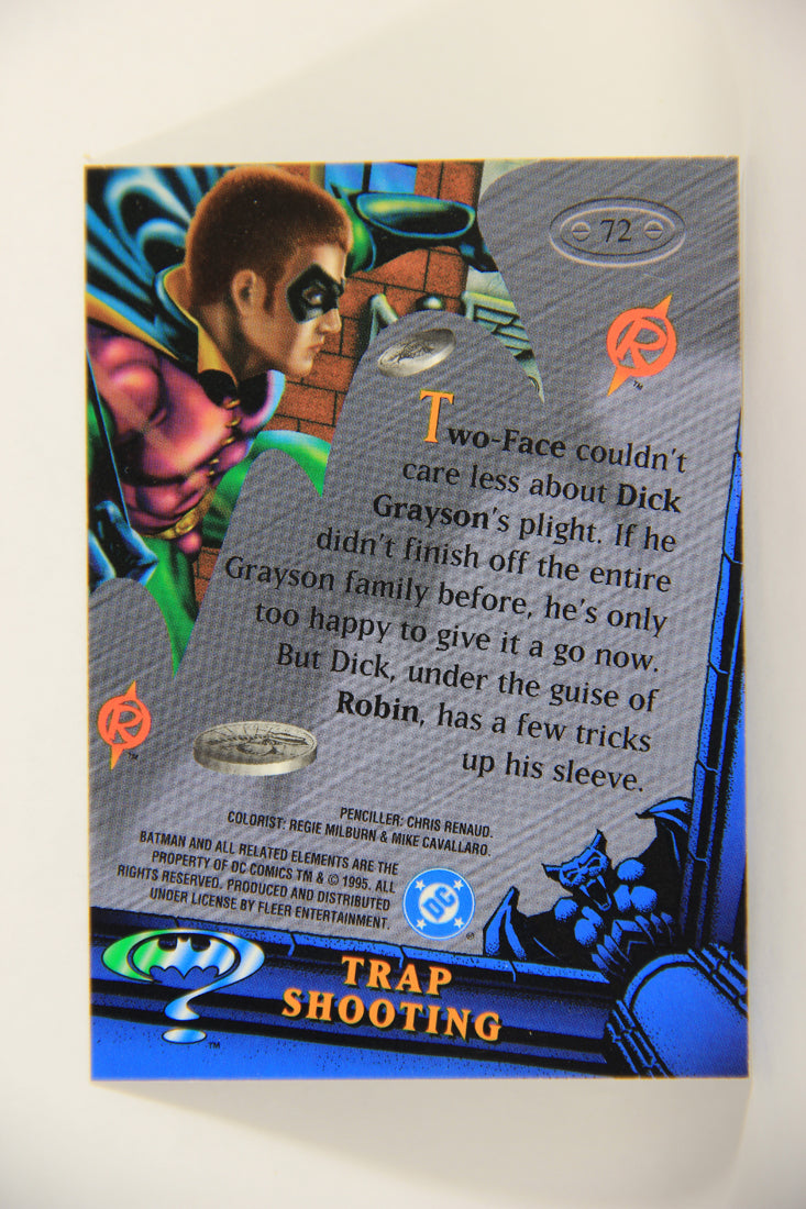 Batman Forever Metal 1995 Trading Card #72 Trap Shooting L010383