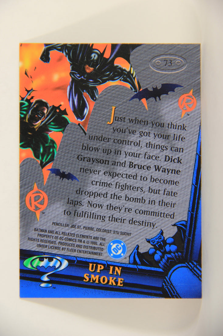 Batman Forever Metal 1995 Trading Card #73 Up In Smoke L010384