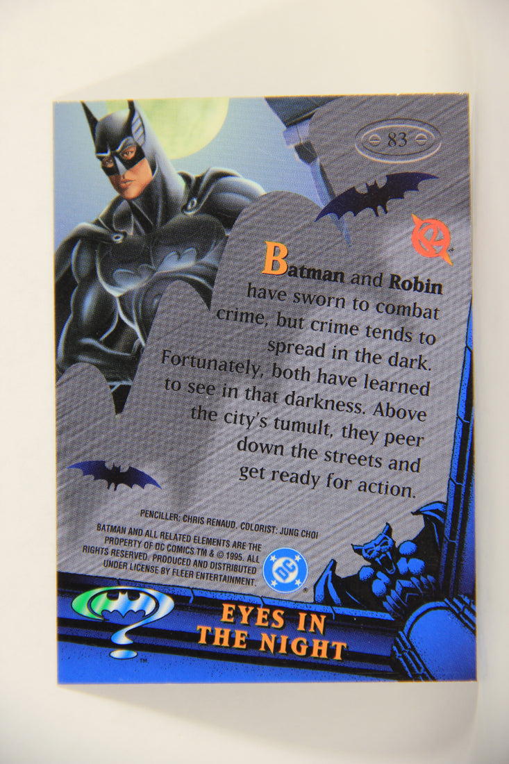 Batman Forever Metal 1995 Trading Card #83 Eyes In The Night L010394