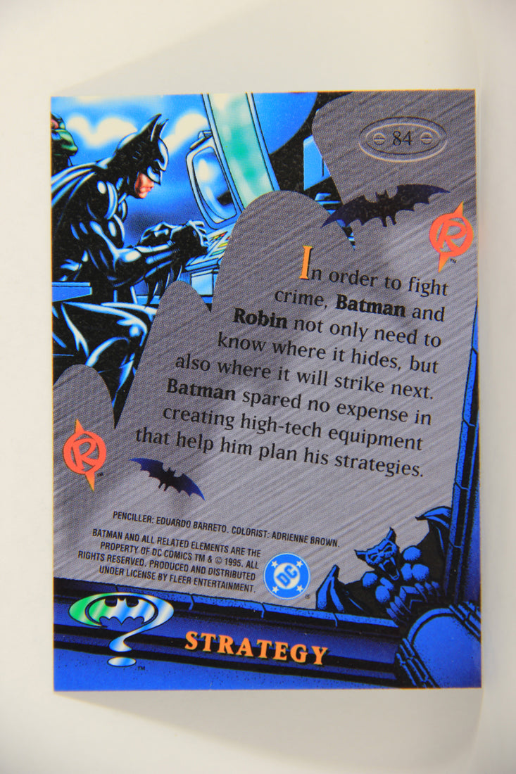 Batman Forever Metal 1995 Trading Card #84 Strategy L010395