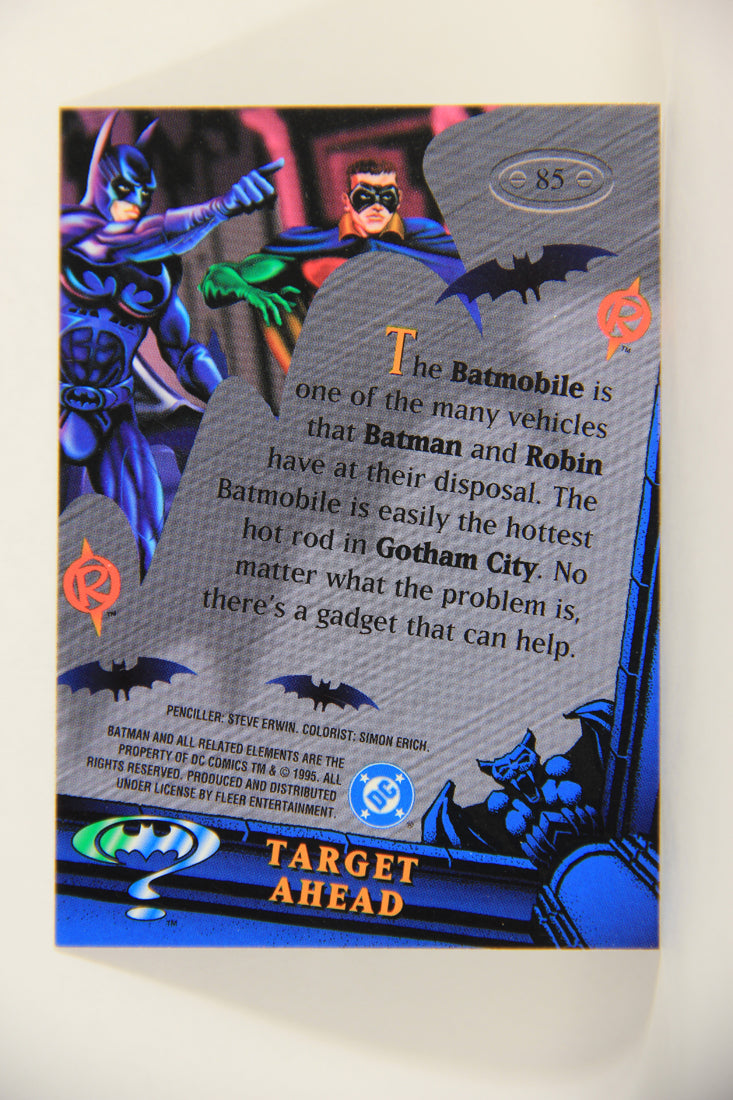 Batman Forever Metal 1995 Trading Card #85 Target Ahead L010396