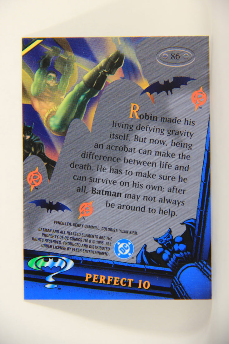 Batman Forever Metal 1995 Trading Card #86 Perfect 10 L010397