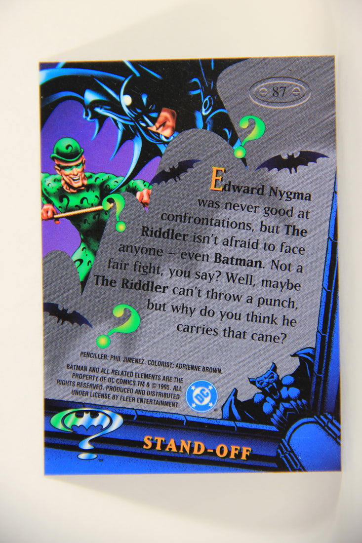 Batman Forever Metal 1995 Trading Card #87 Stand-Off L010398