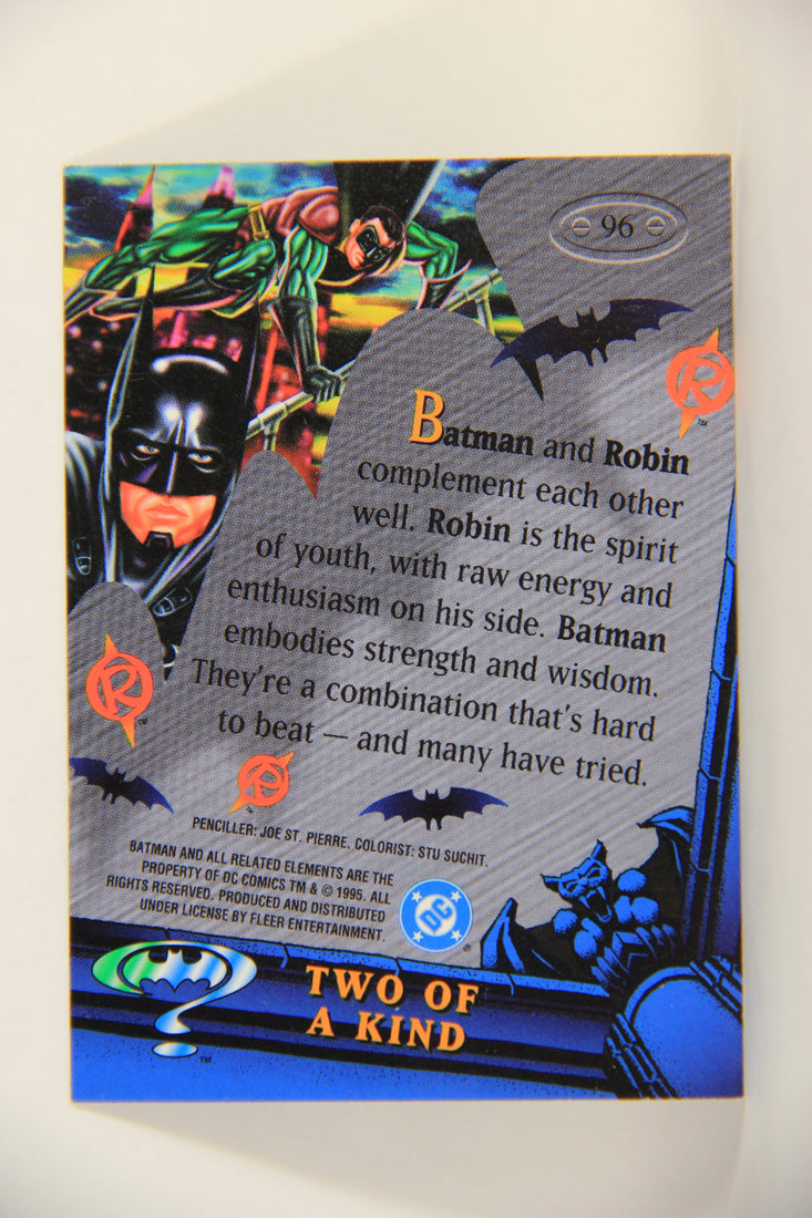 Batman Forever Metal 1995 Trading Card #96 Two Of A Kind L010407
