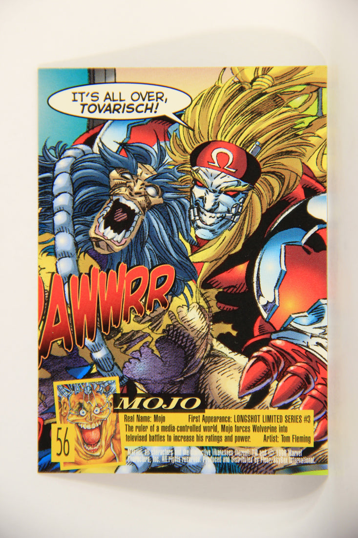 X-Men Fleer Ultra Wolverine 1996 Trading Card #56 Mojo L010718
