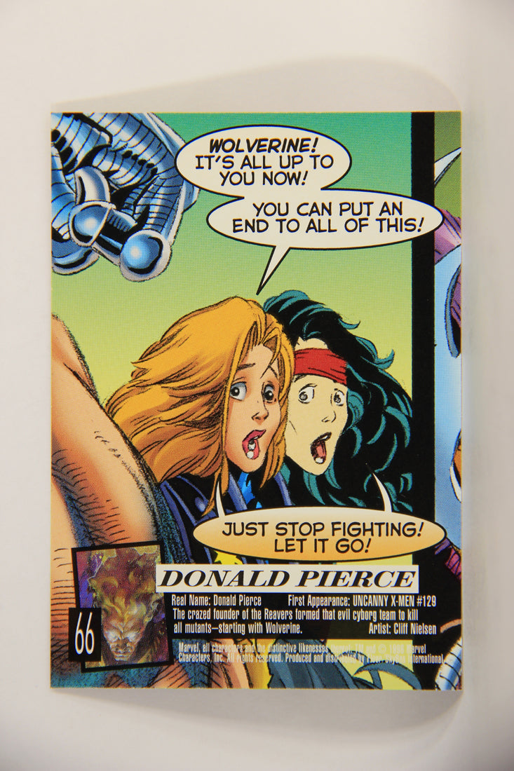 X-Men Fleer Ultra Wolverine 1996 Trading Card #66 Donald Pierce L010728