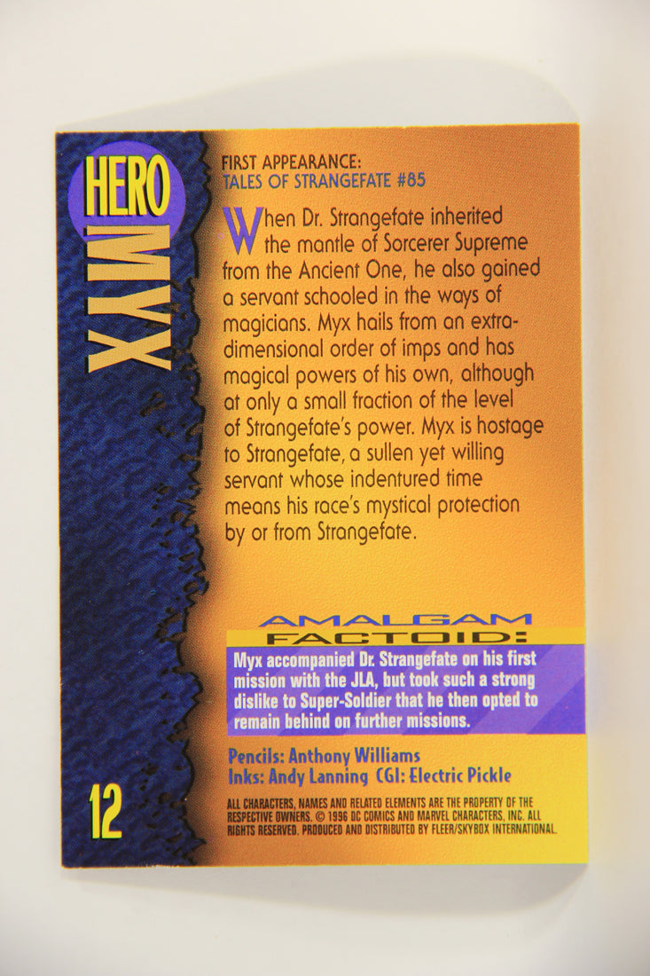 Amalgam Comics 1996 Marvel DC Trading Card #12 Myx L010772