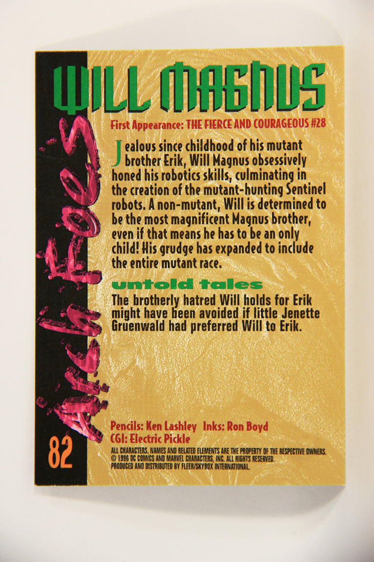 Amalgam Comics 1996 Marvel DC Trading Card #82 Will Magnus L010842