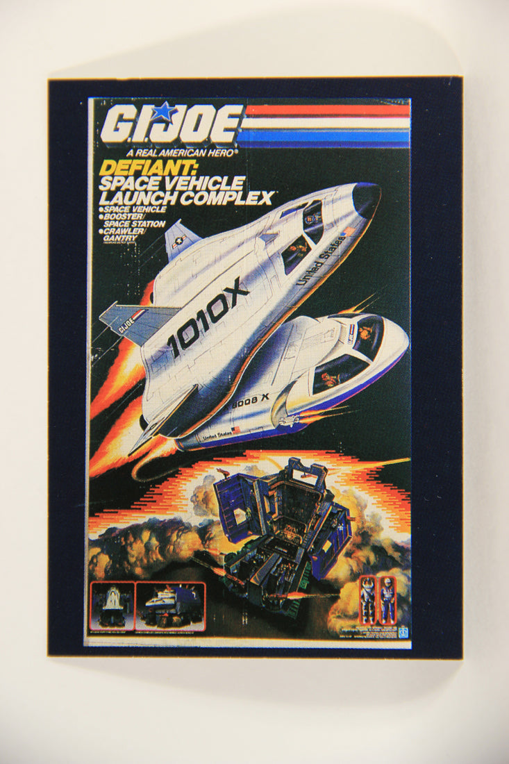 GI Joe 30th Salute 1994 Trading Card NO TOY #22 - 1987 Defiant Space Vehicle Launch Complex ENG L010955