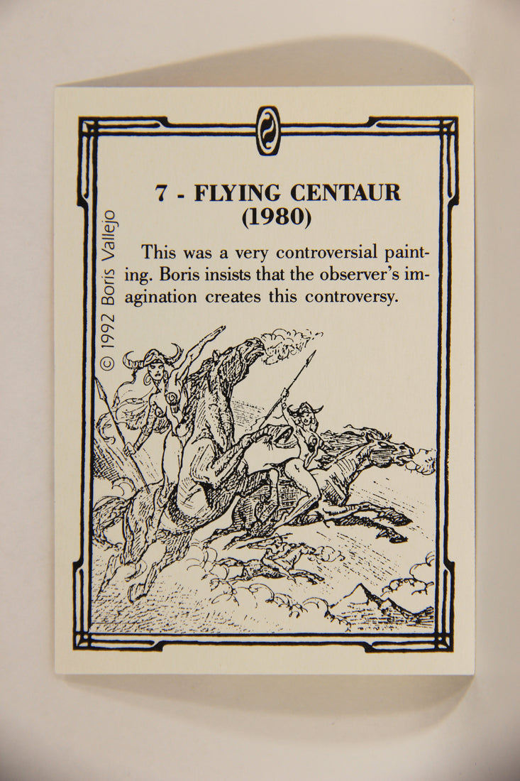 Boris Vallejo Series 2 - 1992 Artwork Trading Card #7 Flying Centaur L011004