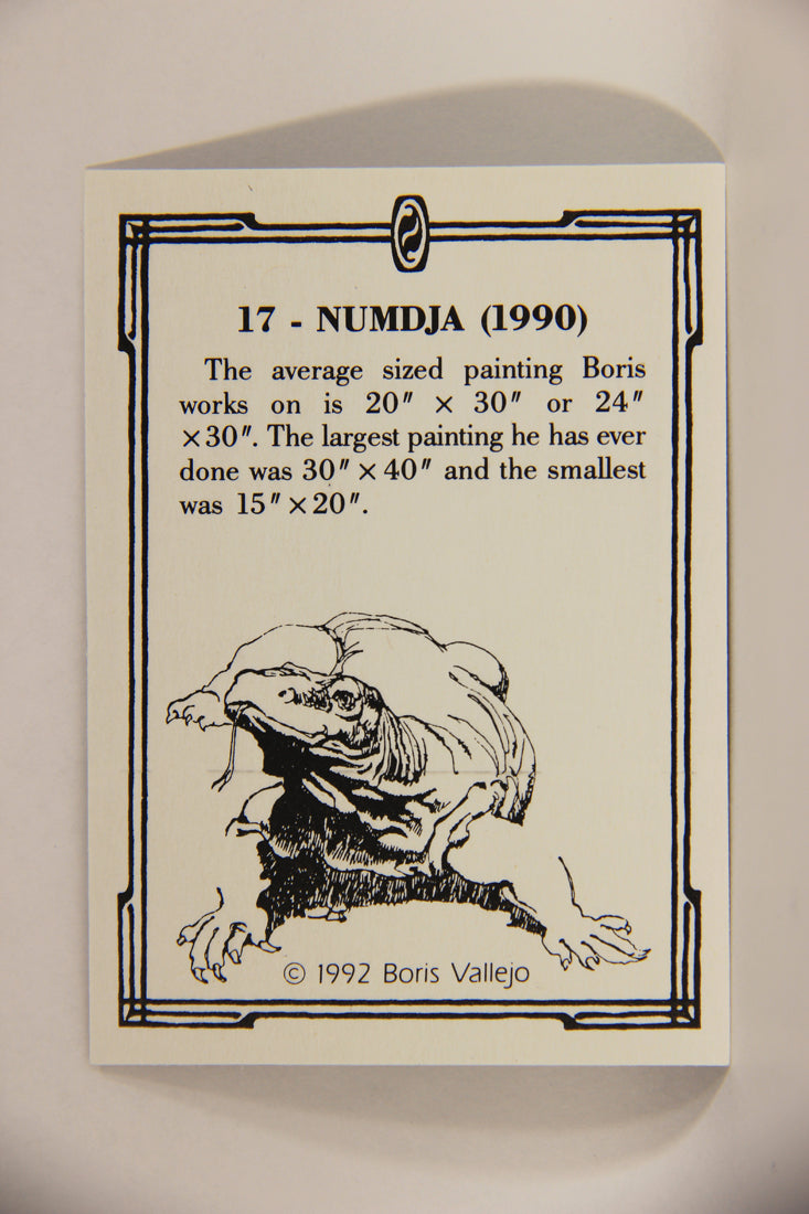 Boris Vallejo Series 2 - 1992 Artwork Trading Card #17 Numdja L011014