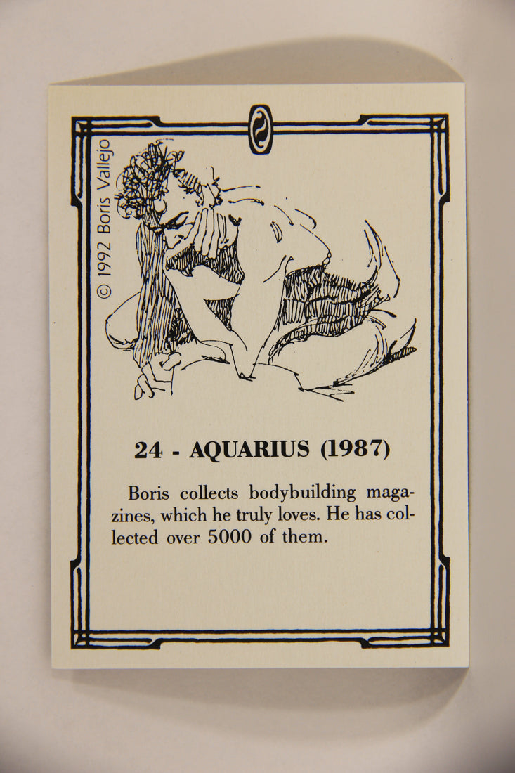 Boris Vallejo Series 2 - 1992 Artwork Trading Card #24 Aquarius L011021
