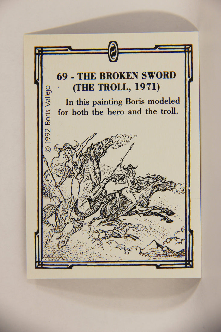 Boris Vallejo Series 2 - 1992 Artwork Trading Card #69 The Broken Sword L011066
