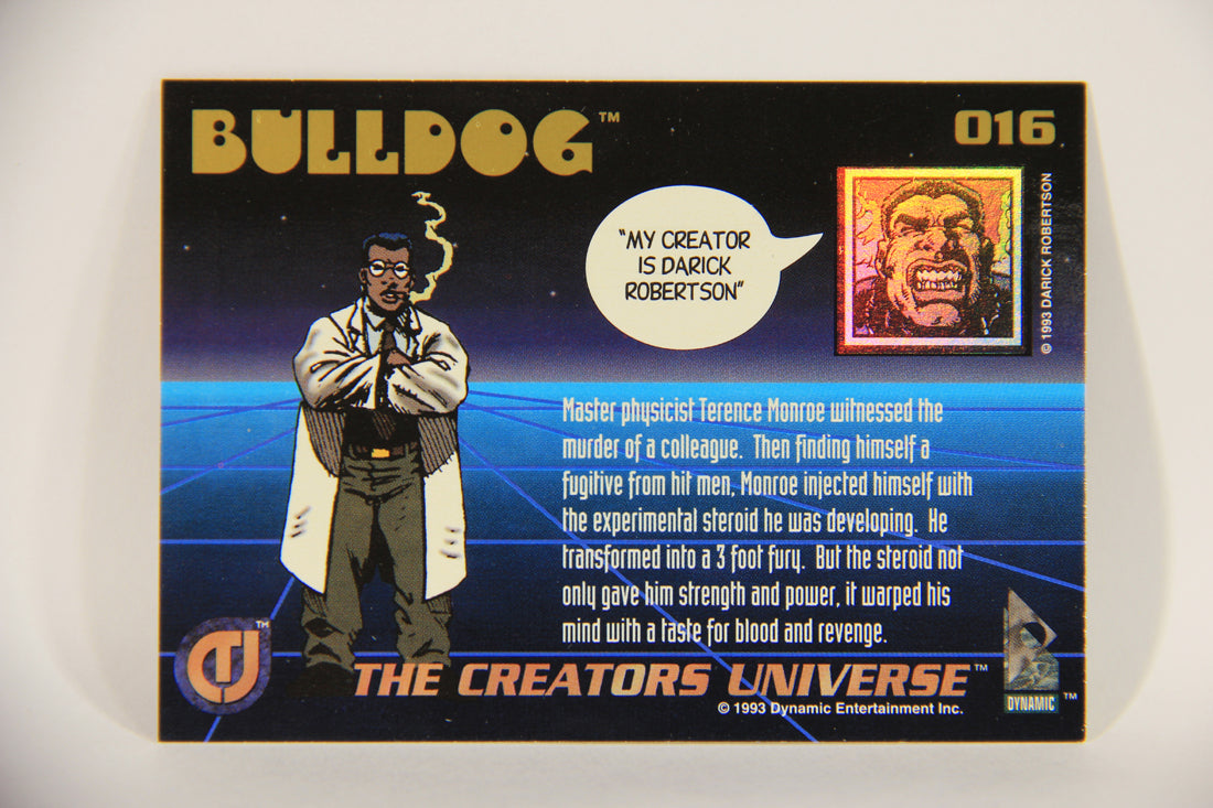 The Creators Universe 1993 Trading Card #16 Bulldog ENG L011093
