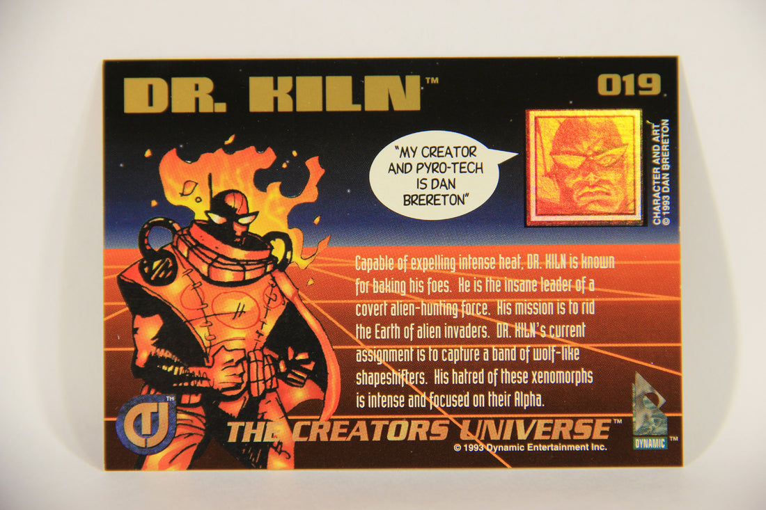 The Creators Universe 1993 Trading Card #19 Dr. Kiln ENG L011096