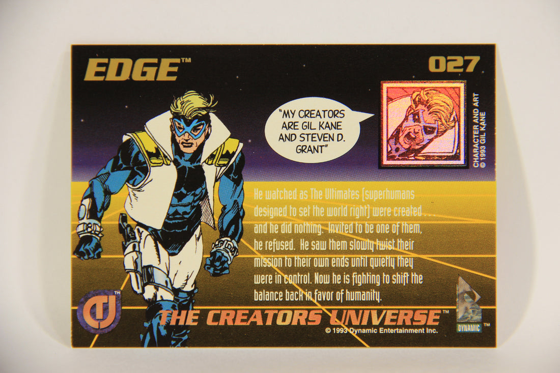 The Creators Universe 1993 Trading Card #27 Edge ENG L011104